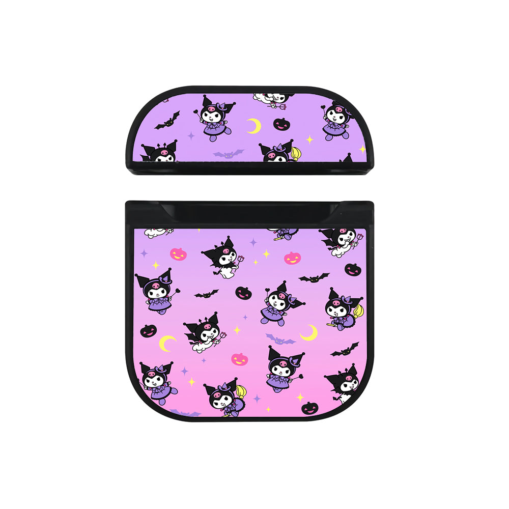 Kuromi Halloween Mode Apple AirPods Case-AirPod Case-Black-Altracase