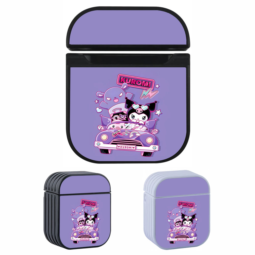 Kuromi Rides a Car Apple AirPods Case-AirPod Case-Altracase