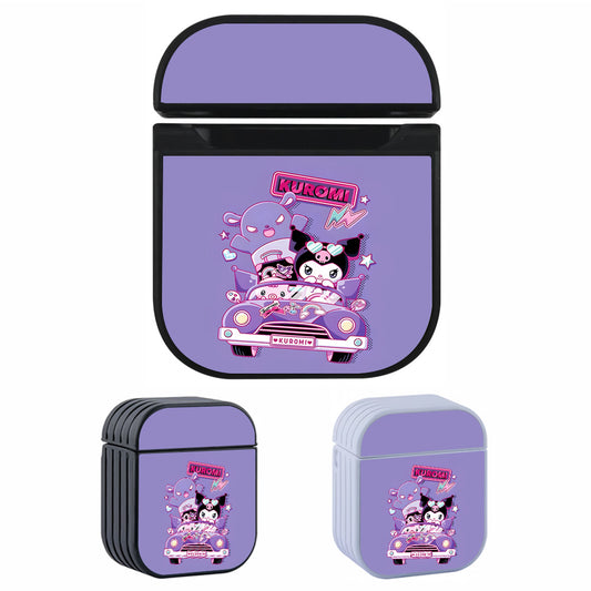 Kuromi Rides a Car Apple AirPods Case-AirPod Case-Altracase