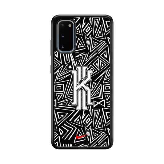 Kyrie Irving Abstract Shapes Samsung Galaxy S20 Case-Mobile Phone Case-Rubber Black (2D Case)-Altracase