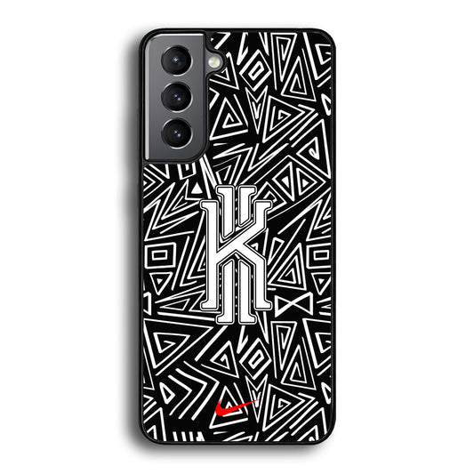 Kyrie Irving Abstract Shapes Samsung Galaxy A16 Case-Mobile Phone Case-Rubber Black (2D Case)-Altracase
