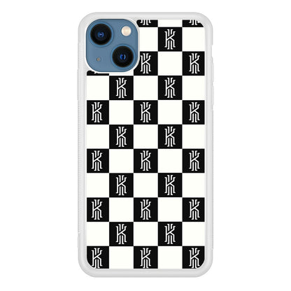 Kyrie Irving Chess Pattern iPhone 15 Plus Case