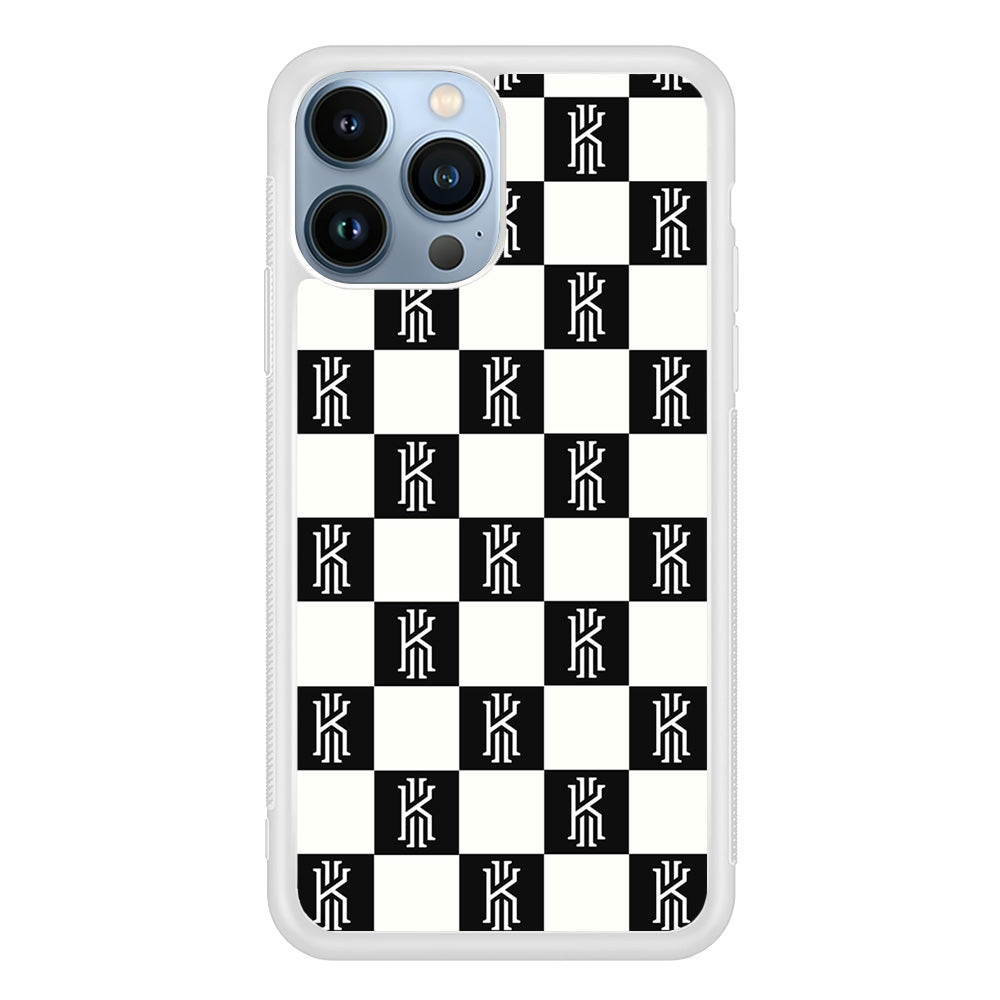 Kyrie Irving Chess Pattern iPhone 15 Pro Max Case