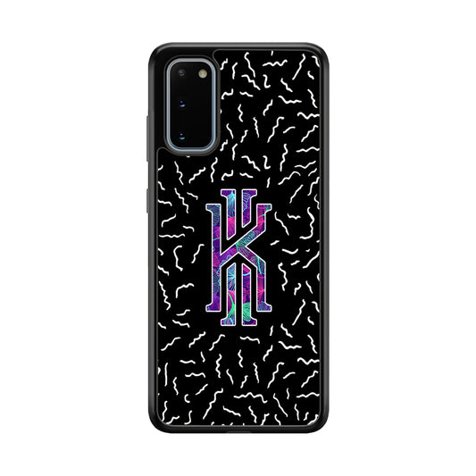 Kyrie Irving Small Striped Pattern Samsung Galaxy S20 Case-Mobile Phone Case-Rubber Black (2D Case)-Altracase