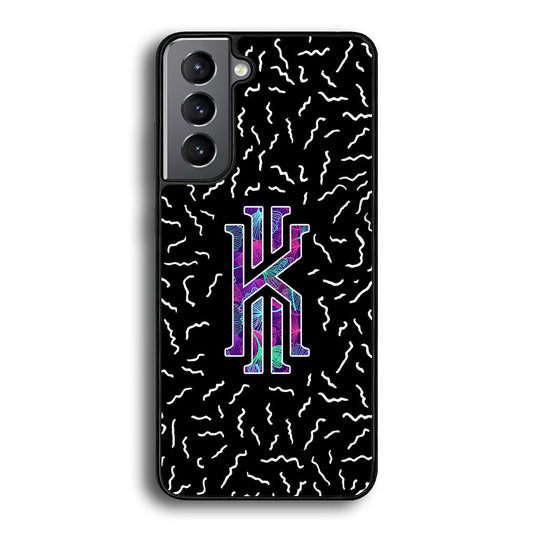 Kyrie Irving Small Striped Pattern Samsung Galaxy A16 Case-Mobile Phone Case-Rubber Black (2D Case)-Altracase