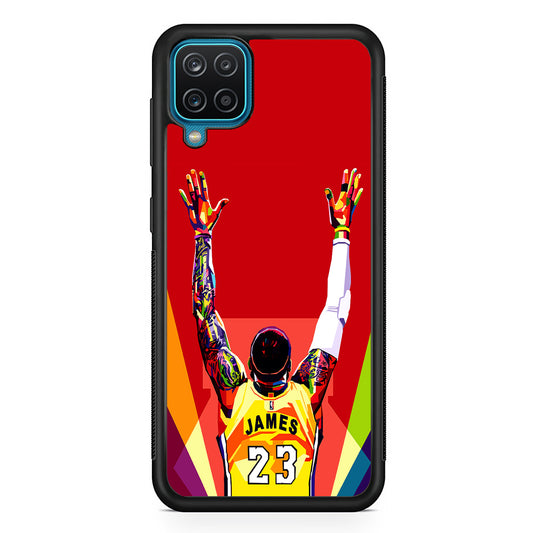 Lebron James Colorful Pop Art Samsung Galaxy A12 Case