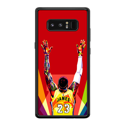 Lebron James Colorful Pop Art Samsung Galaxy Note 8 Case