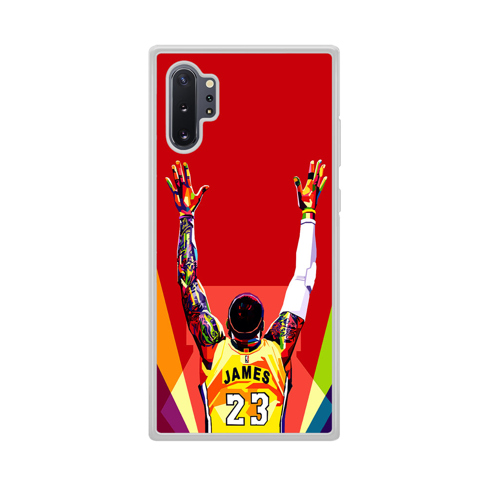 Lebron James Colorful Pop Art Samsung Galaxy Note 10 Plus Case