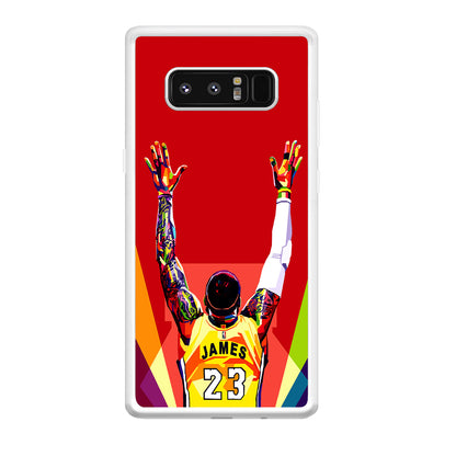 Lebron James Colorful Pop Art Samsung Galaxy Note 8 Case