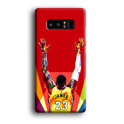 Lebron James Colorful Pop Art Samsung Galaxy Note 8 Case