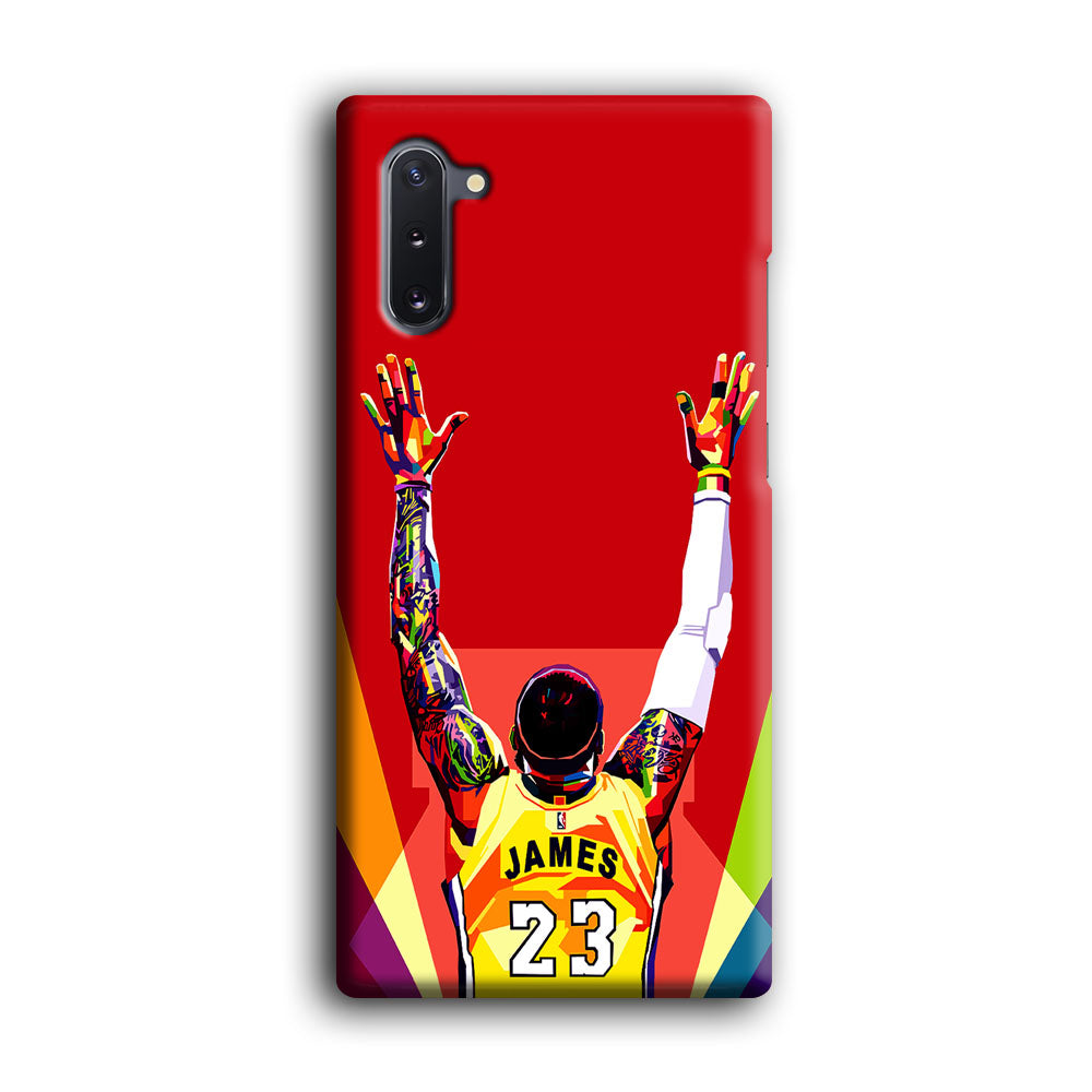 Lebron James Colorful Pop Art Samsung Galaxy Note 10 Case