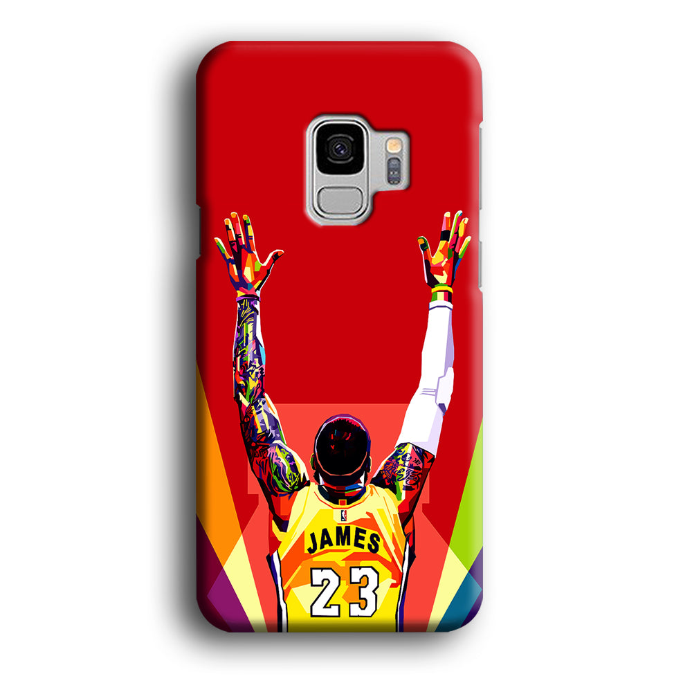 Lebron James Colorful Pop Art Samsung Galaxy S9 Case