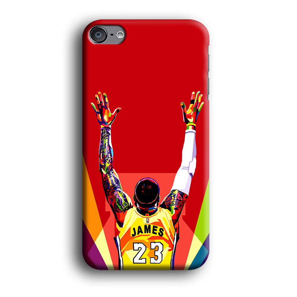 Lebron James Colorful Pop Art iPod Touch 6 Case