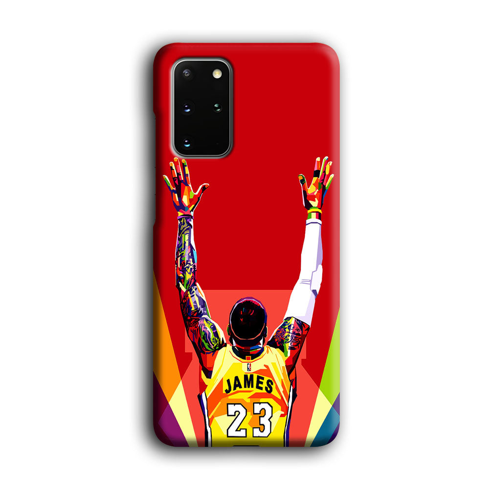 Lebron James Colorful Pop Art Samsung Galaxy S20 Plus Case