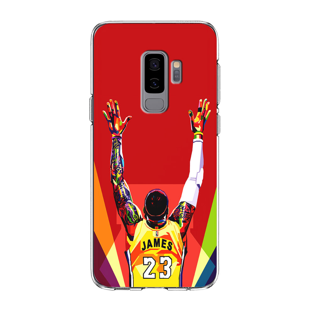 Lebron James Colorful Pop Art Samsung Galaxy S9 Plus Case