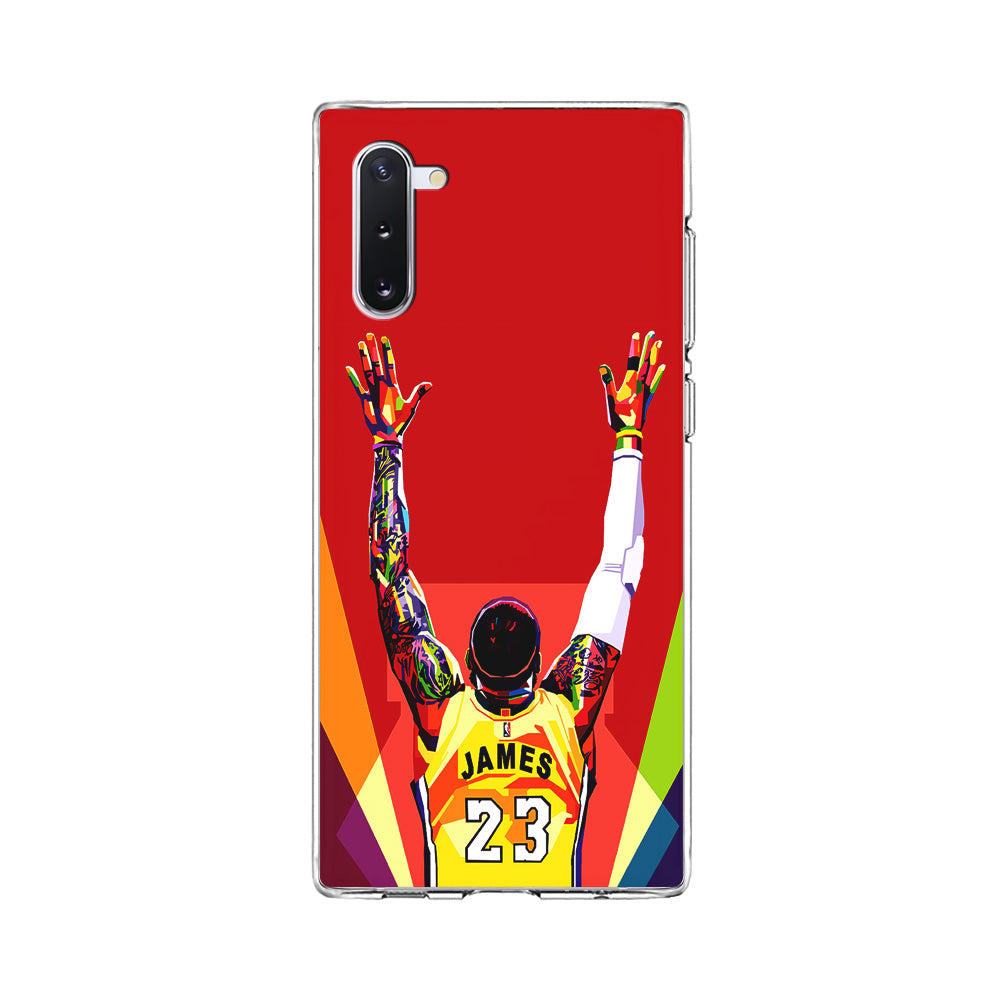 Lebron James Colorful Pop Art Samsung Galaxy Note 10 Case