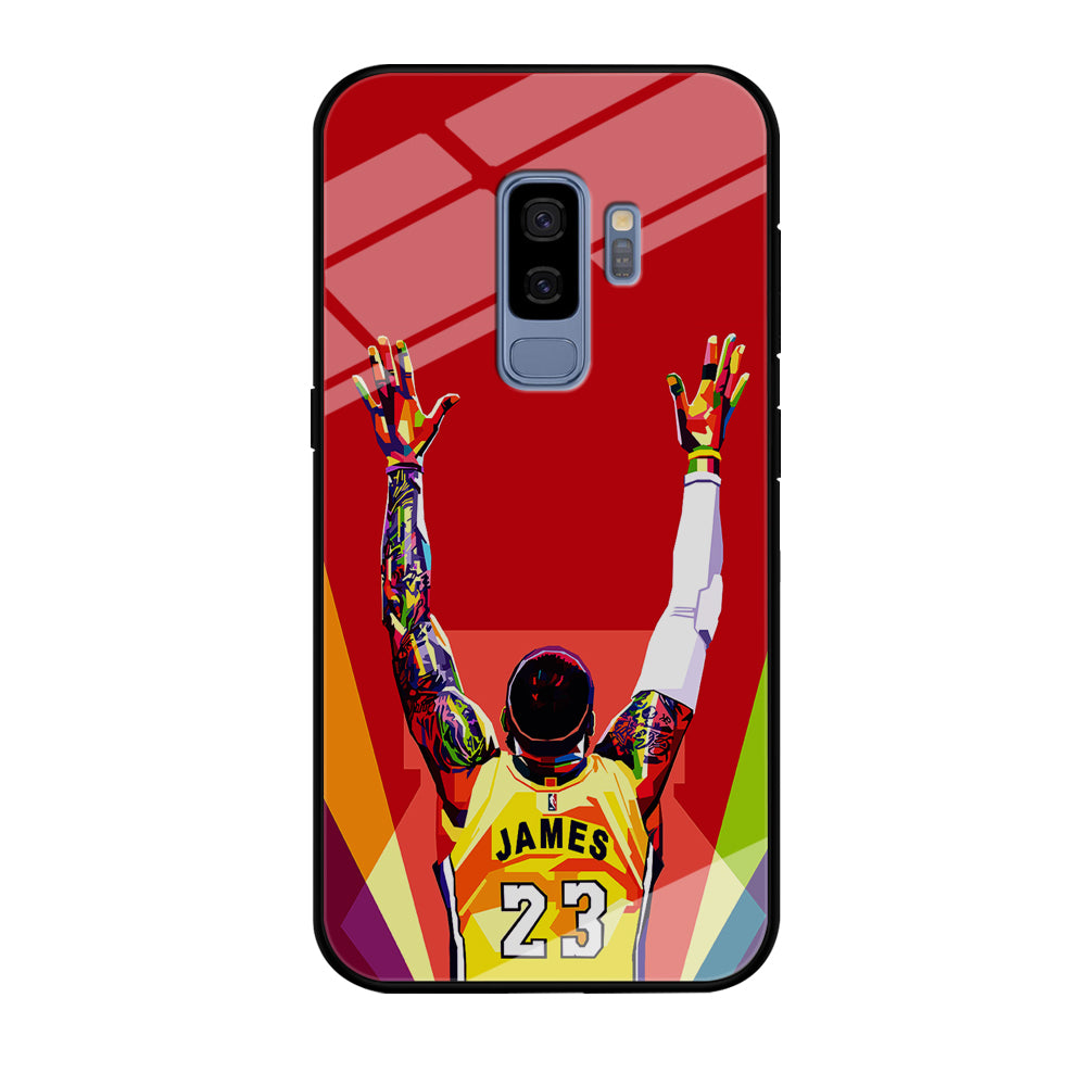 Lebron James Colorful Pop Art Samsung Galaxy S9 Plus Case