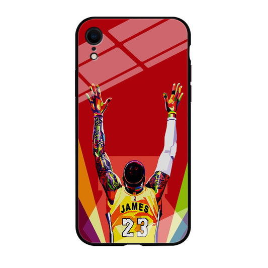 Lebron James Colorful Pop Art iPhone XR Case