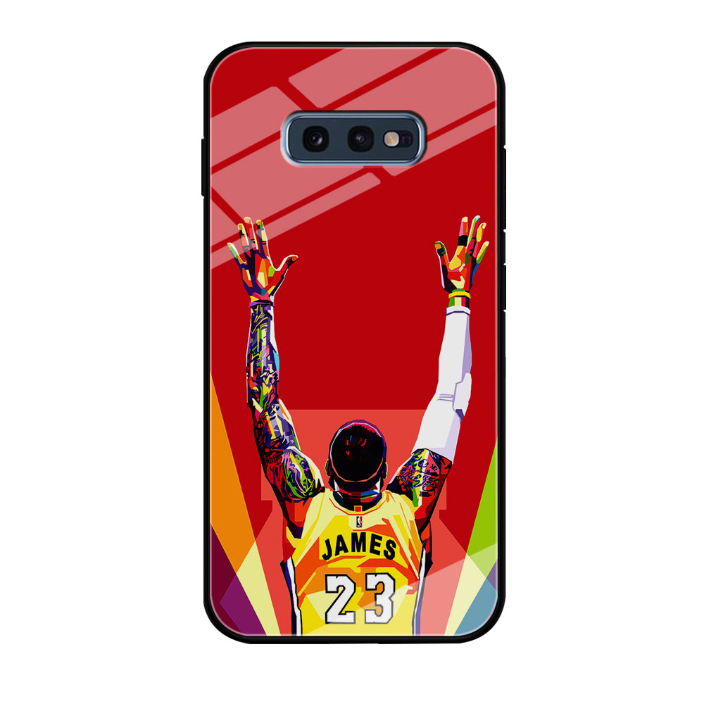 Lebron James Colorful Pop Art Samsung Galaxy S10E Case