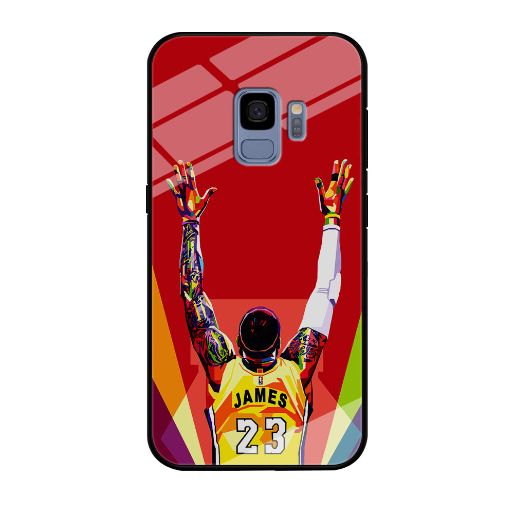 Lebron James Colorful Pop Art Samsung Galaxy S9 Case