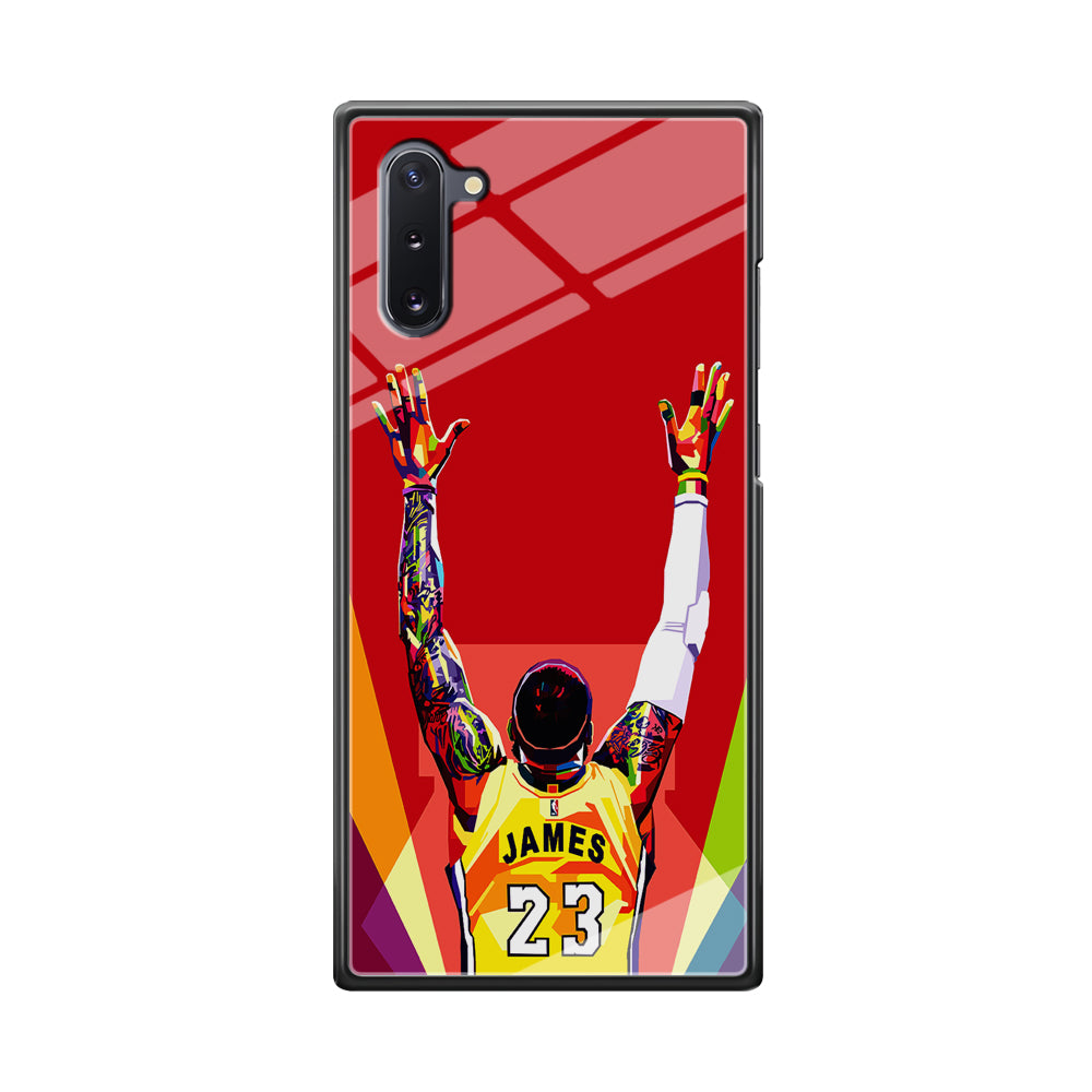 Lebron James Colorful Pop Art Samsung Galaxy Note 10 Case