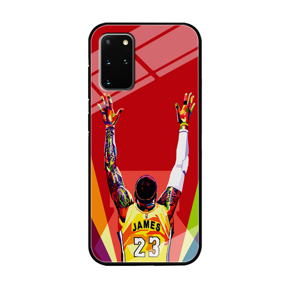 Lebron James Colorful Pop Art Samsung Galaxy S20 Plus Case