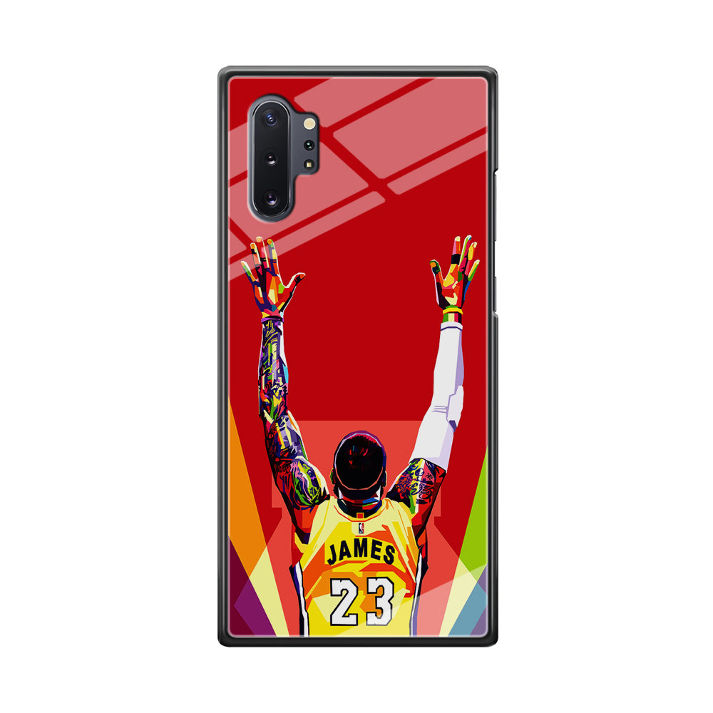 Lebron James Colorful Pop Art Samsung Galaxy Note 10 Plus Case