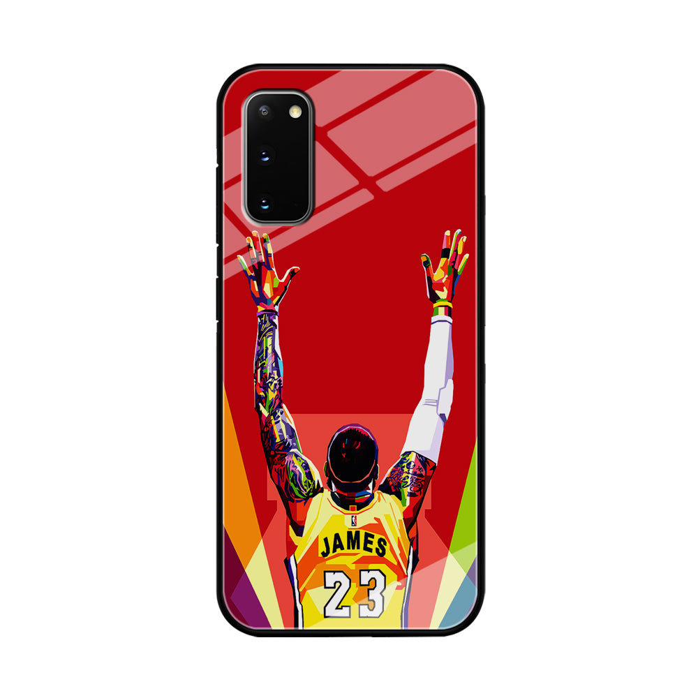 Lebron James Colorful Pop Art Samsung Galaxy S20 Case