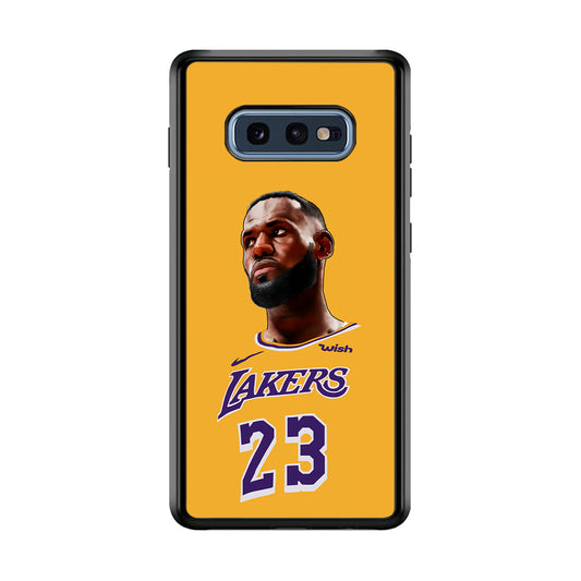 Lebron James Lakers Samsung Galaxy S10E Case