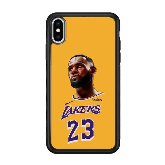 Lebron James Lakers iPhone Xs Case