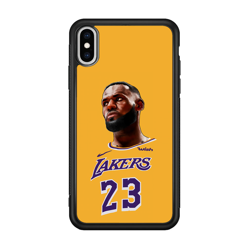 Lebron James Lakers iPhone Xs Max Case