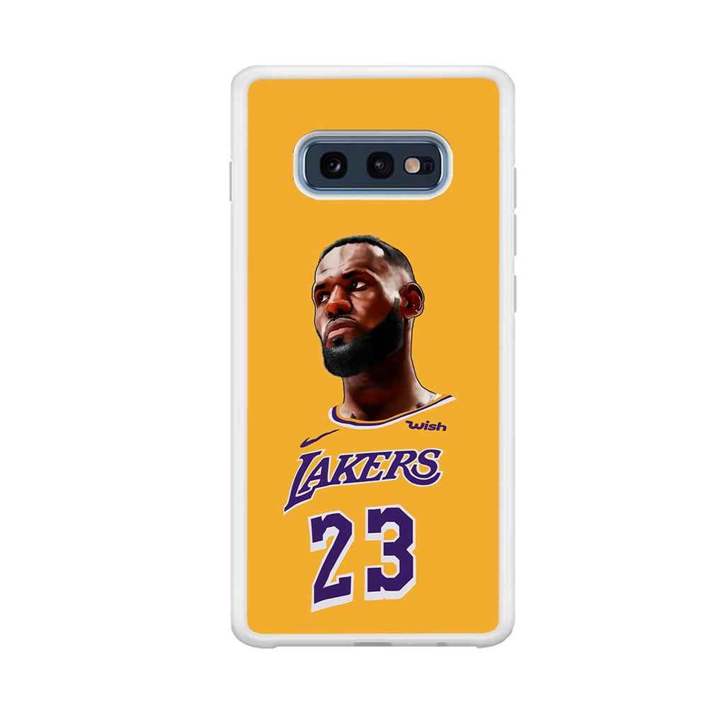 Lebron James Lakers Samsung Galaxy S10E Case