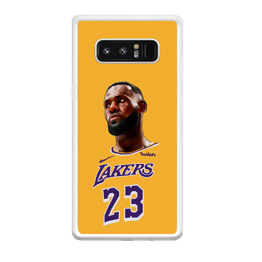 Lebron James Lakers Samsung Galaxy Note 8 Case