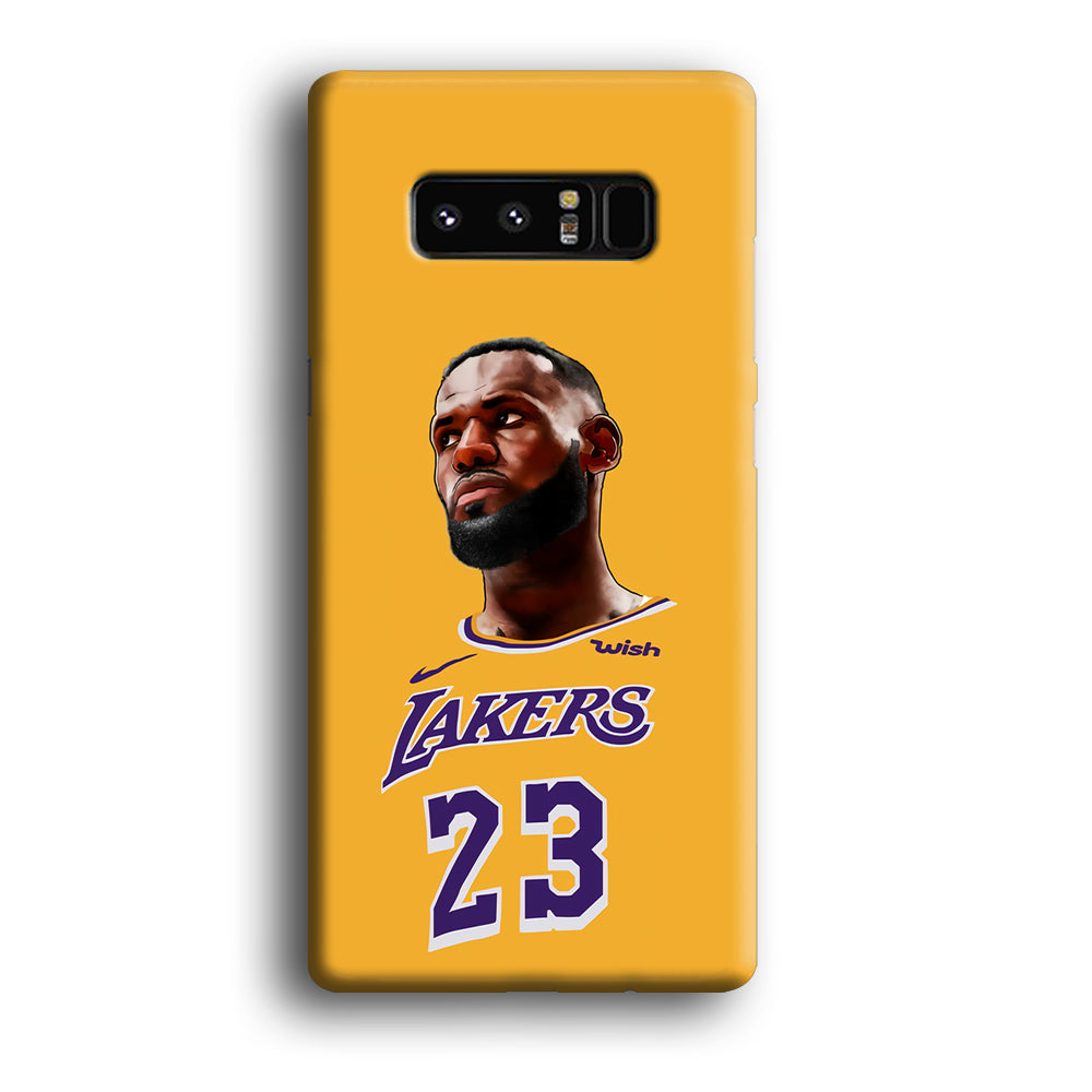 Lebron James Lakers Samsung Galaxy Note 8 Case