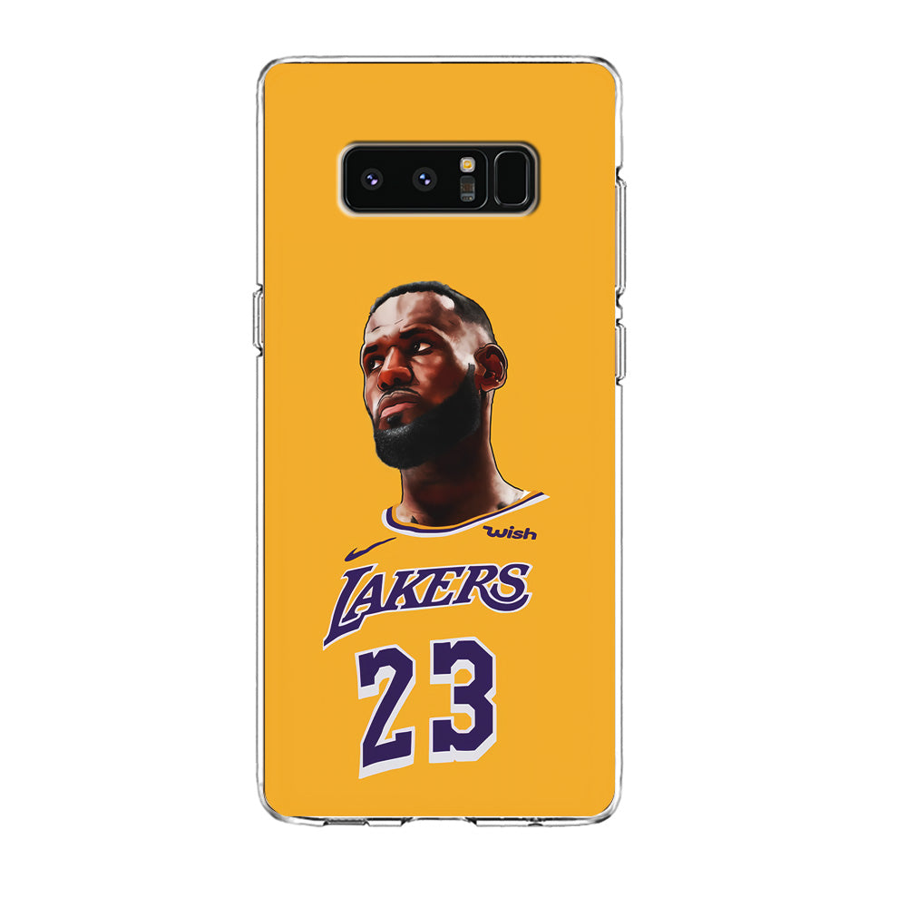 Lebron James Lakers Samsung Galaxy Note 8 Case