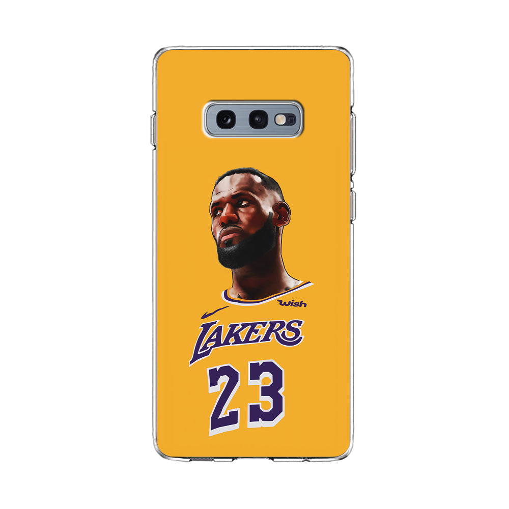 Lebron James Lakers Samsung Galaxy S10E Case