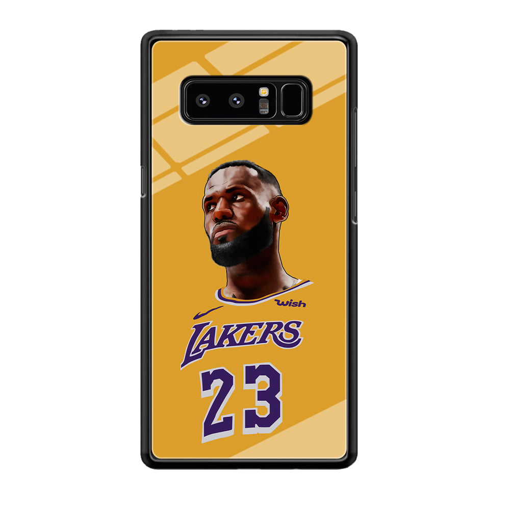 Lebron James Lakers Samsung Galaxy Note 8 Case