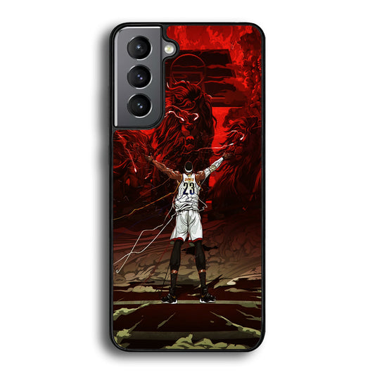 Lebron James Lion Art Samsung Galaxy A15 Case-Phone Case-Tempered Glass Case-Altracase