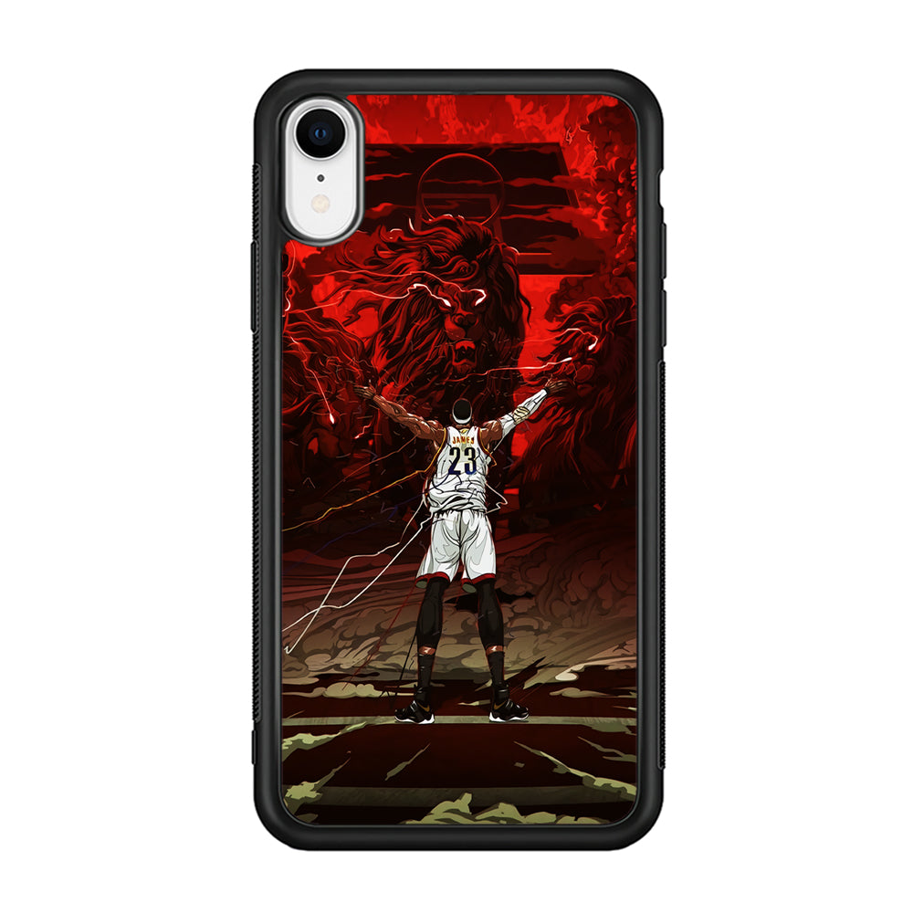 Lebron James Lion Art iPhone XR Case