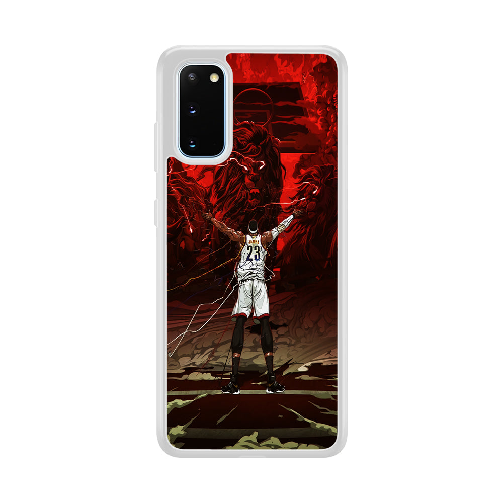 Lebron James Lion Art Samsung Galaxy S20 Case