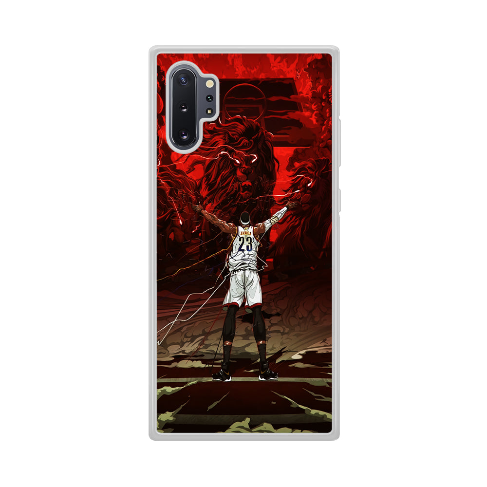 Lebron James Lion Art Samsung Galaxy Note 10 Plus Case