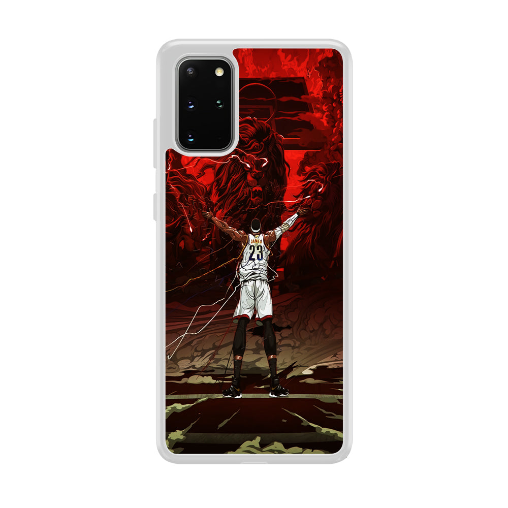 Lebron James Lion Art Samsung Galaxy S20 Plus Case