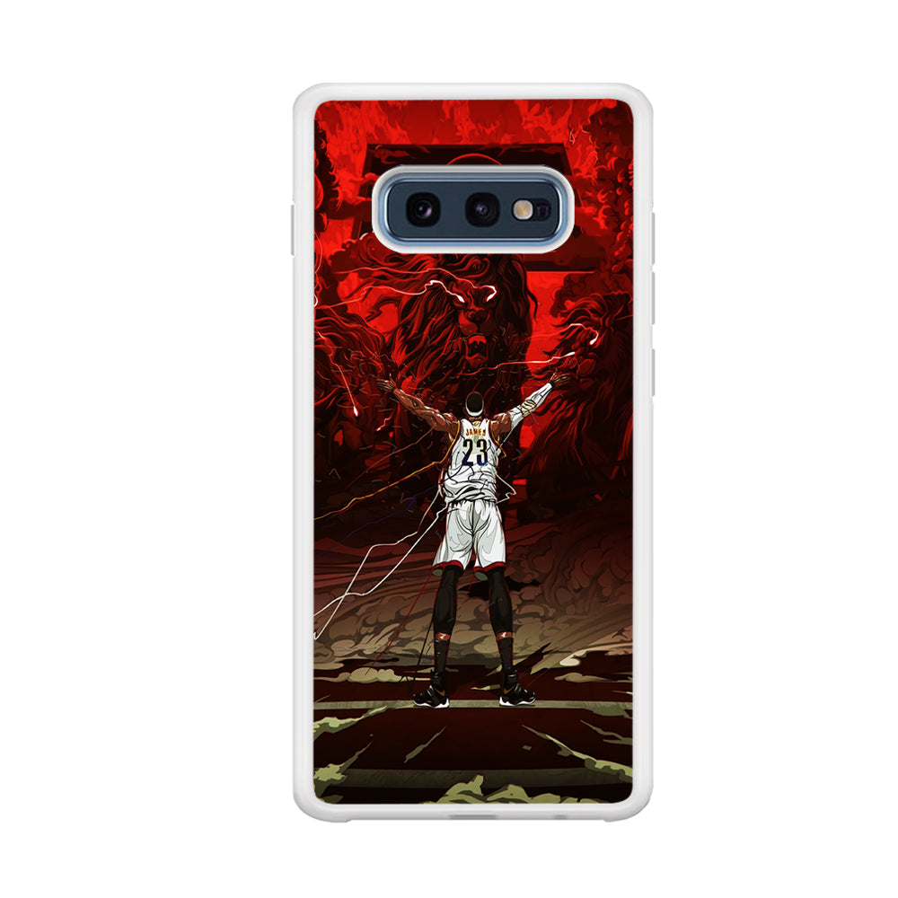 Lebron James Lion Art Samsung Galaxy S10E Case