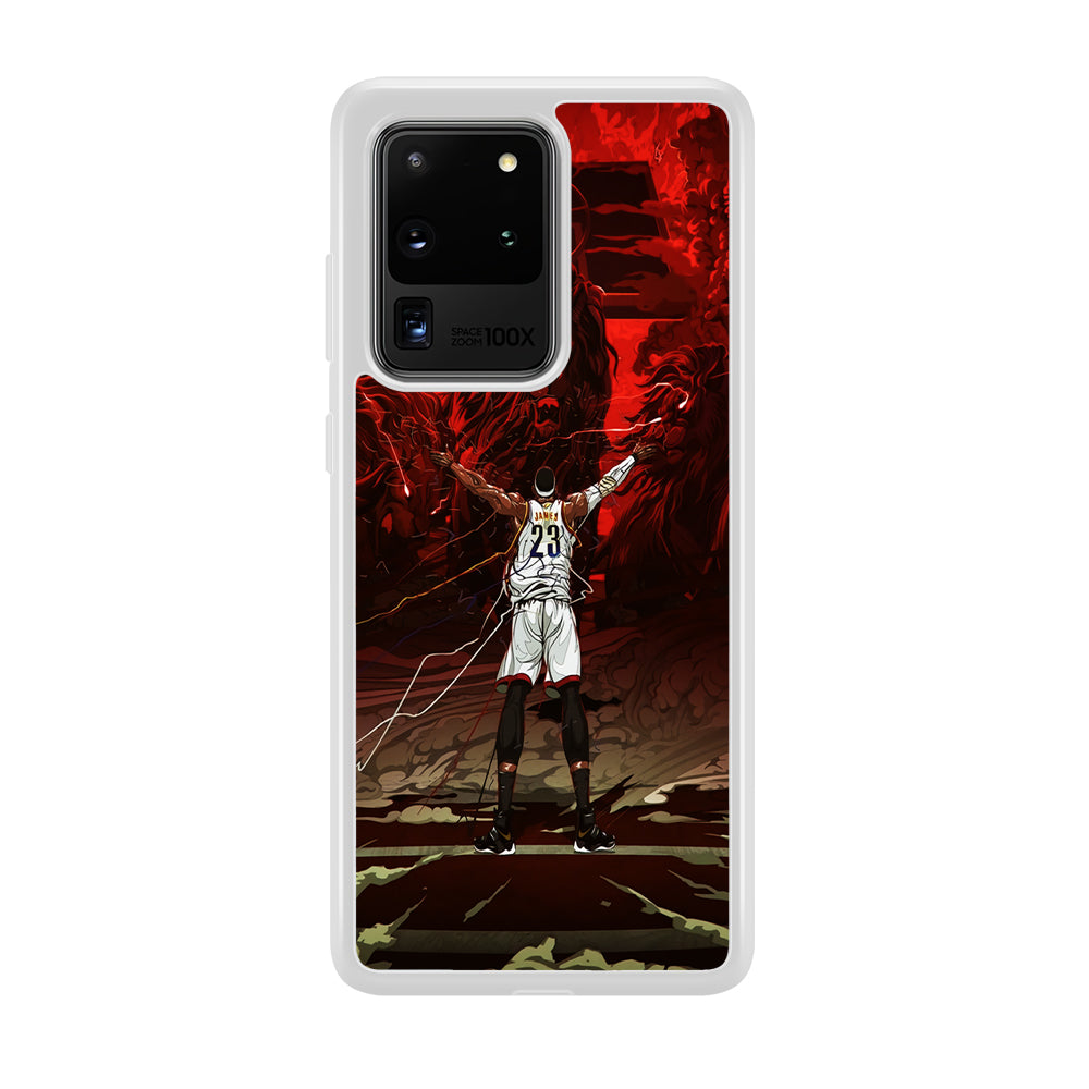 Lebron James Lion Art Samsung Galaxy S20 Ultra Case