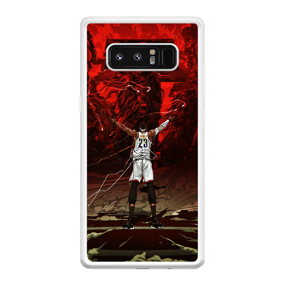 Lebron James Lion Art Samsung Galaxy Note 8 Case