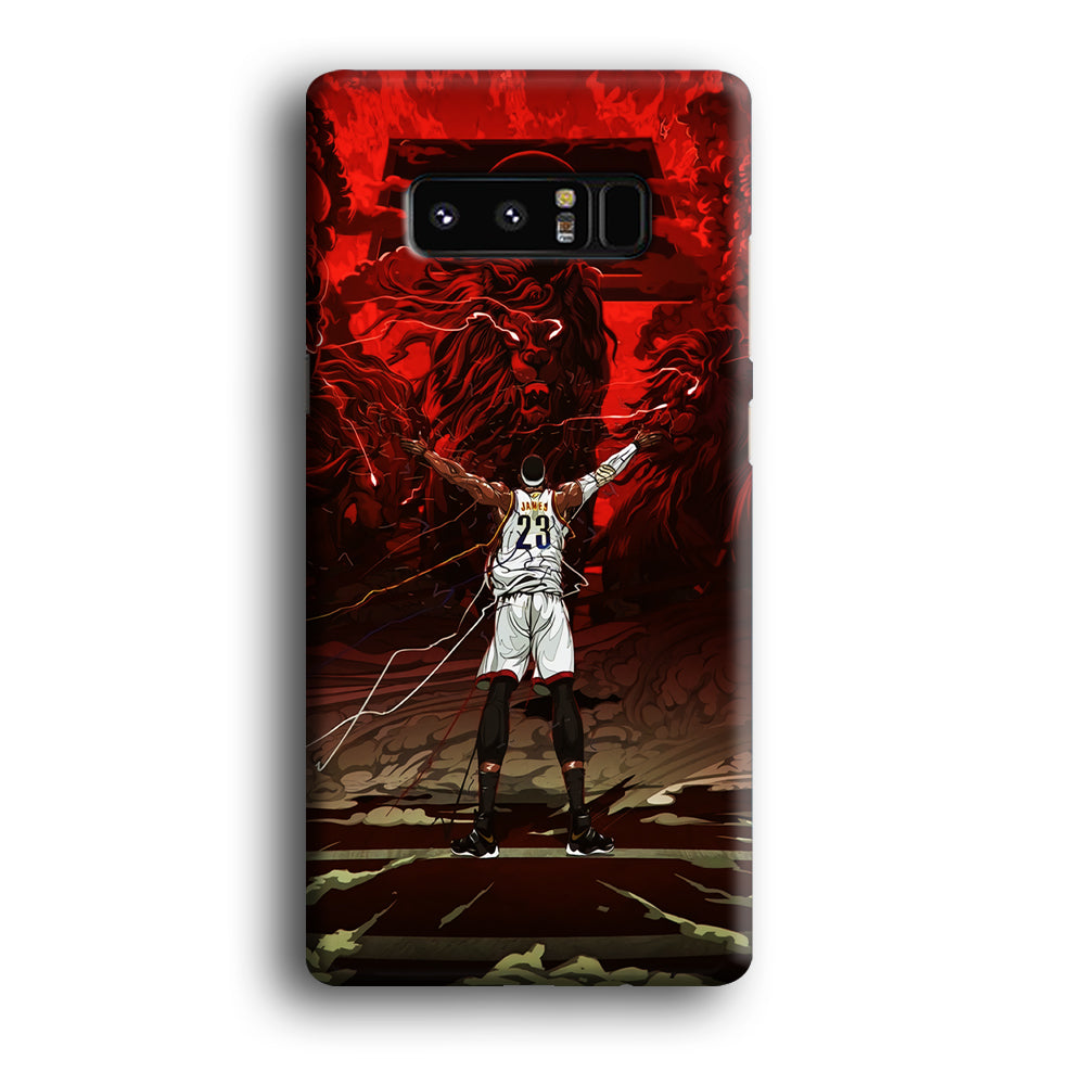 Lebron James Lion Art Samsung Galaxy Note 8 Case