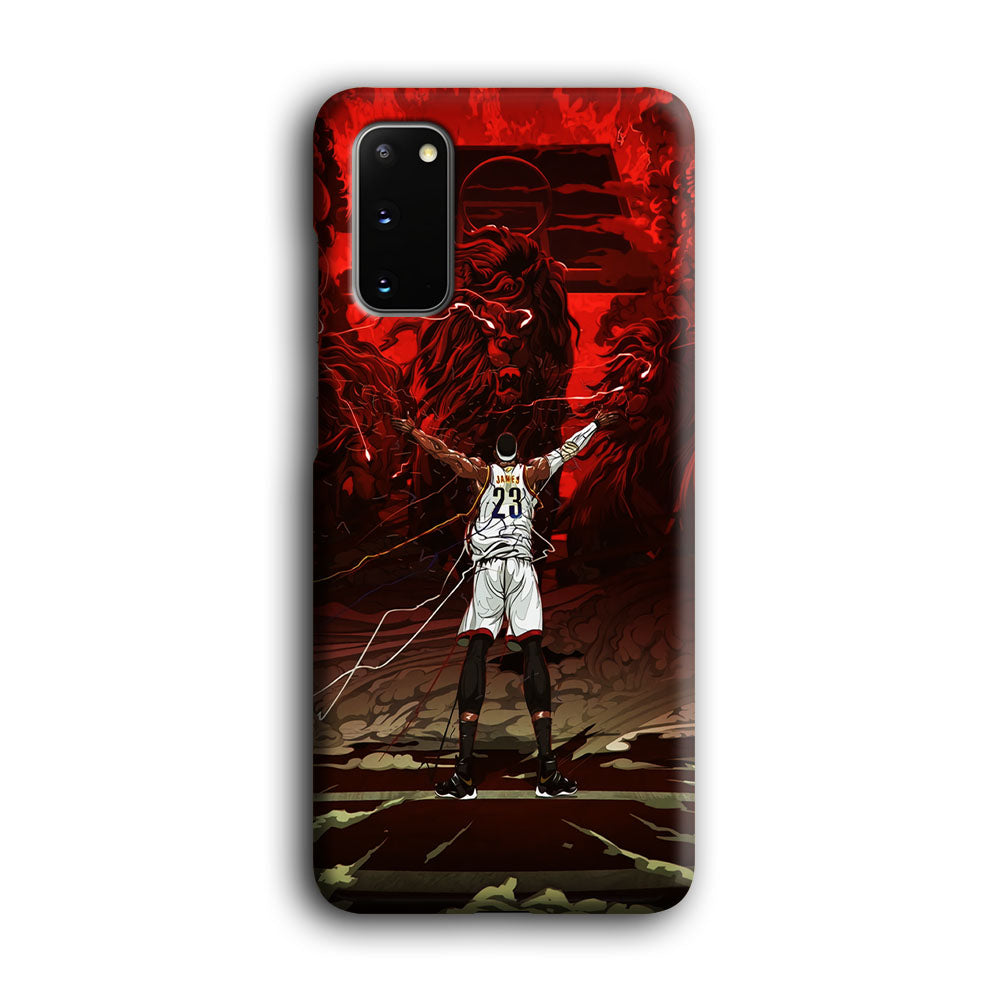 Lebron James Lion Art Samsung Galaxy S20 Case