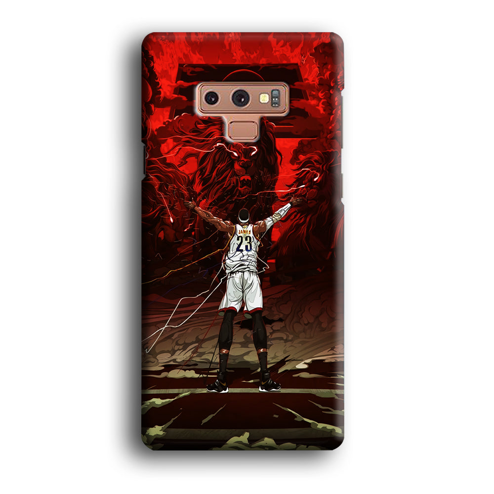 Lebron James Lion Art Samsung Galaxy Note 9 Case