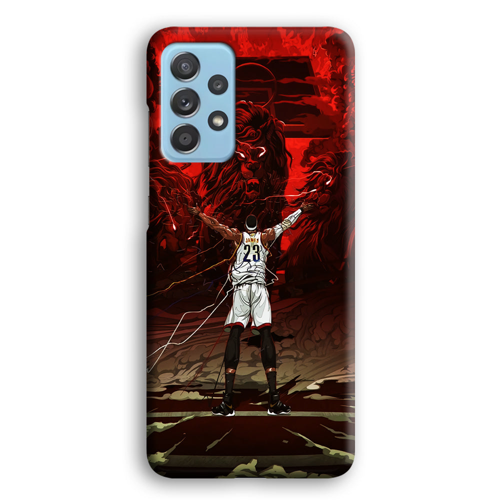 Lebron James Lion Art Samsung Galaxy A52 Case