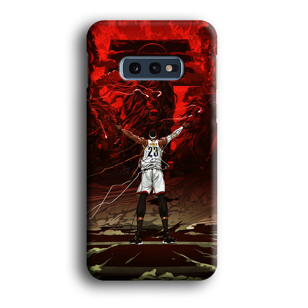 Lebron James Lion Art Samsung Galaxy S10E Case